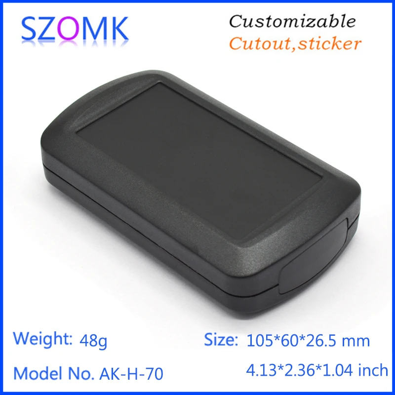 1 Piece 105*60*26.5mm high quality abs plastic pcb enclosure electronics box GPS tracker plastic housing szomk instrument box