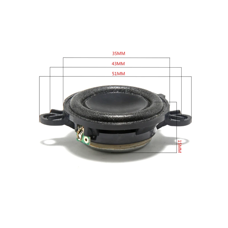 2 Pcs 1 Inch 1.5 Inch Full Range Speaker 5 W Speaker Portable DIY Mini Bluetooth Audio Speaker 4 Ohm 8ohm Loudspeaker Horn