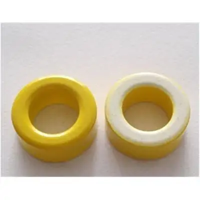 2pcs T157-26 40mm x 23.5mm x 15mm Iron Core Power Inductor Ferrite Rings Toroid Color Yellow White 40x23.5x15mm