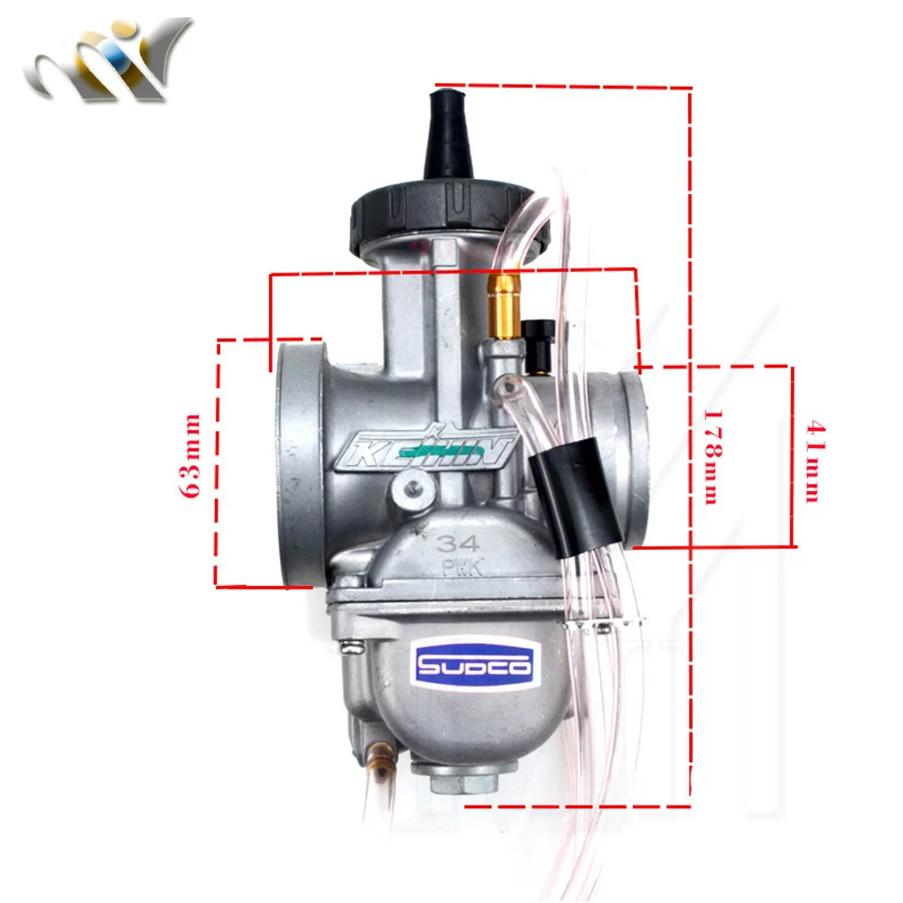 High quality PWK 33 34 35 36 38 40 41 PWK33/34/35  carburetor carburador universal 2T 4T engine motorcycle scooter UTV ATV