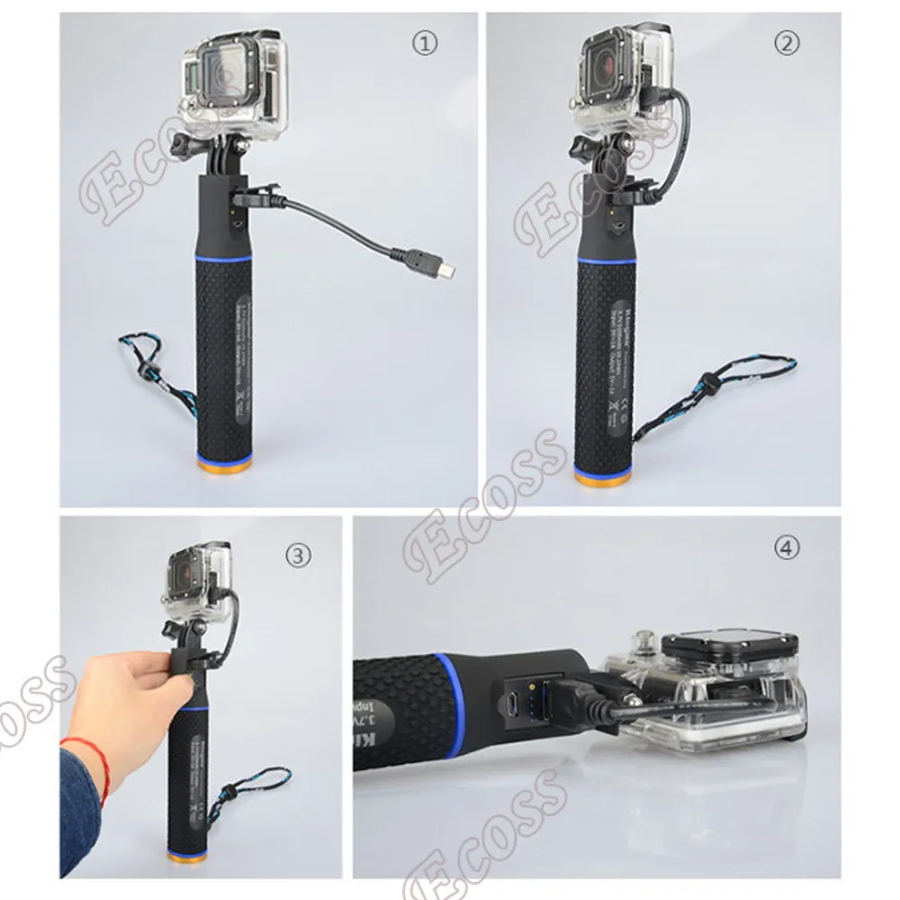 Зарядное устройство для Dji Osmo Action xiaomi yi 4k, зарядное устройство с ручкой, батарея для GoPro Hero 8 7 6 5 Max Insta360 R, аксессуары