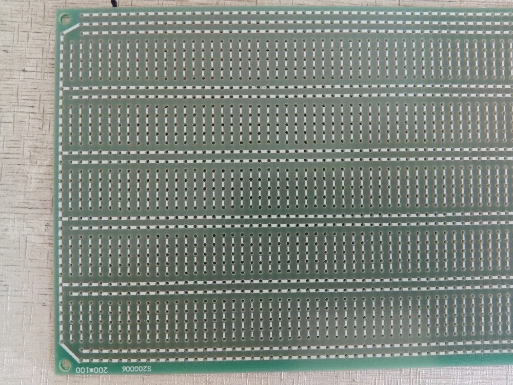 2pcs universal Stripboard Veroboard 10x20cm pcb 5er joint hole Single Side FR4 Fiberglass breadboard circuit board PCB Platine