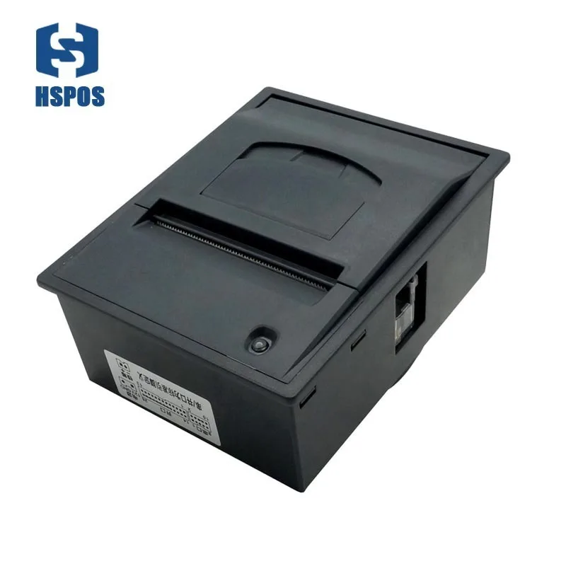 High quality 58mm embeded thermal barcode printer support cash drawer port with different language fonts and big warehouse DC12V