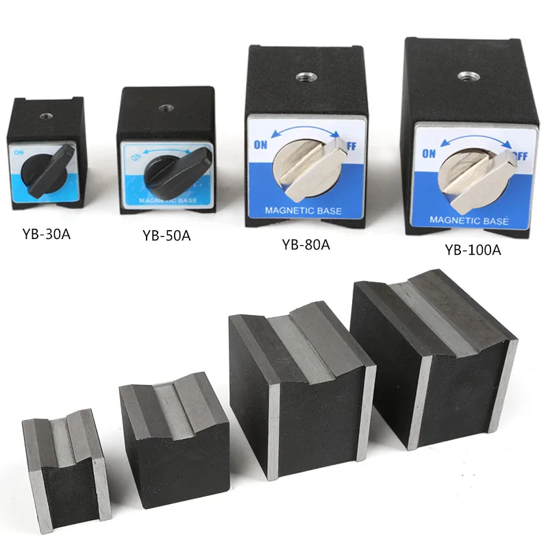 LISHUAI On/Off Magnetic Base Holder Switchable Neodymium Magnet Indicator Clamp 30kg/50kg/80kg/100kg