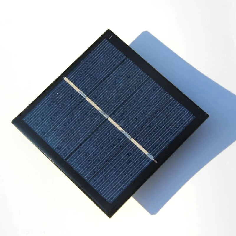 BUHESHUI  1W Solar Panel With Base For AA Battery 1W 2V Solar Cell For 1xAA Rechargeable Battery Charging Directly Free Shipping