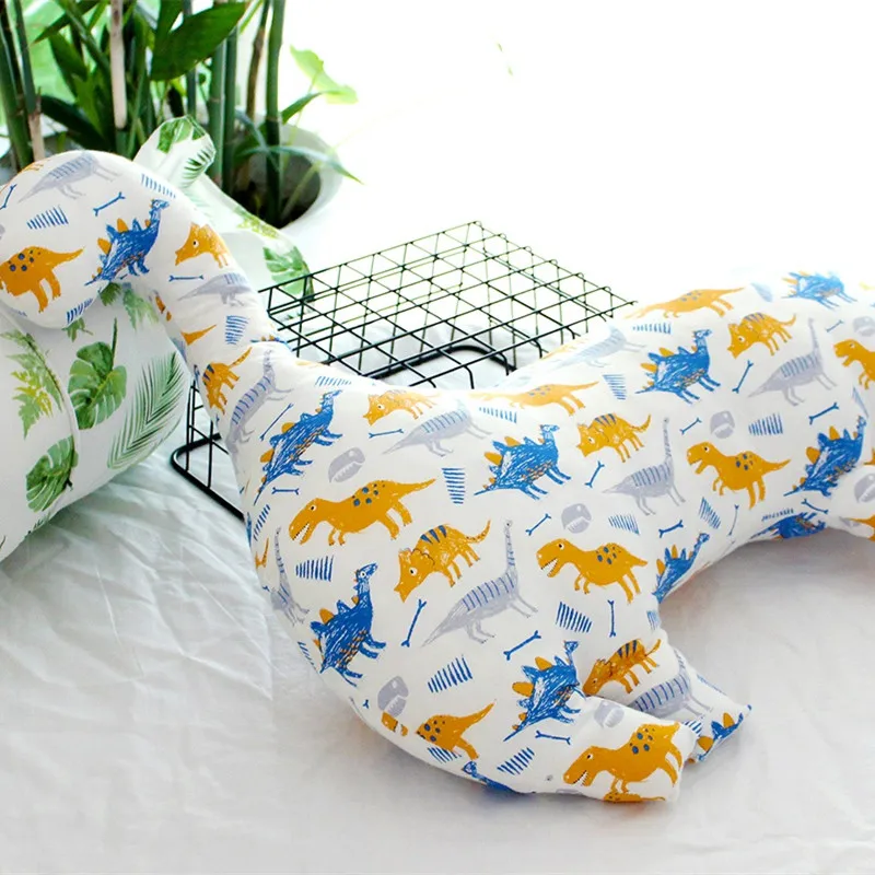 One Piece Soft PP Cotton Stuffed Dinosaur Plush Toy Creative Animals Dolls Kids Sleeping Pillows Toys Children Cushions