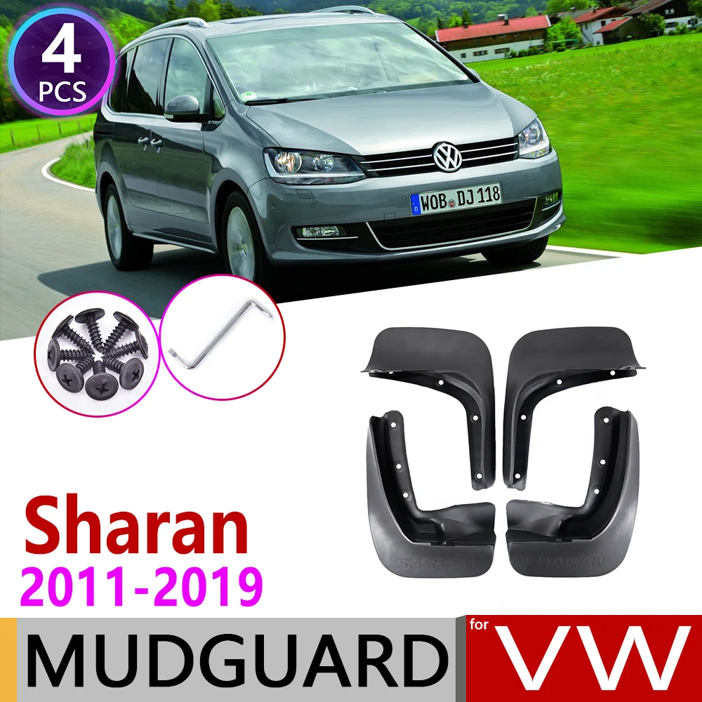 Car Mudflap for VW Sharan Seat Alhambra 7N MK2 2011~2019 Fender Mud Guard Splash Flap Mudguards Accessories 2012 2013 2014 2015