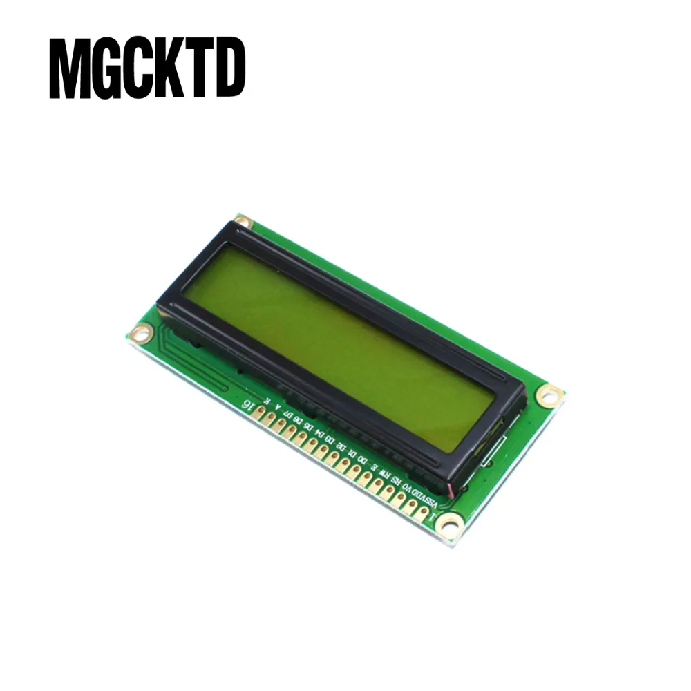 LCD 1602 blue screen Character LCD Display Module Blue Blacklight Yellow Green for arduino