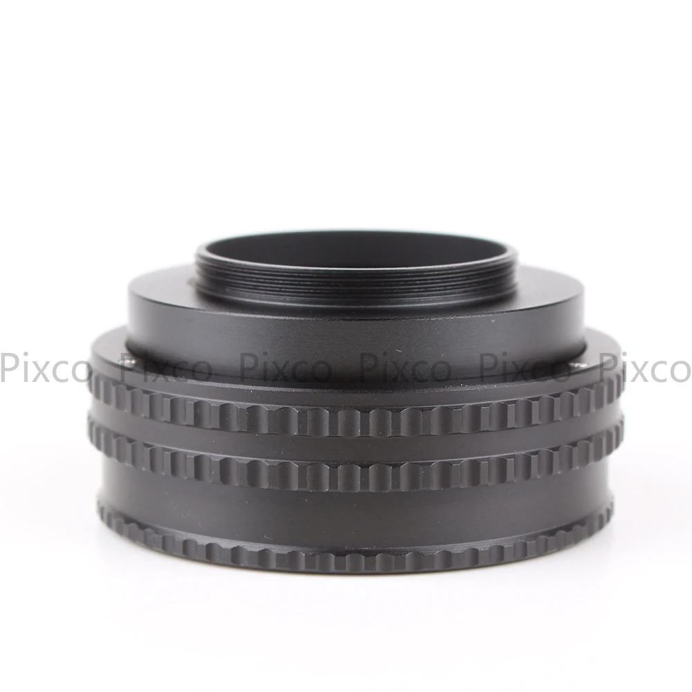 ADPLO 17-31mm Macro Extension Tube M52-M42 /M52 Lens to M42 Camera Adjustable Focusing Helicoid Ring Adapter