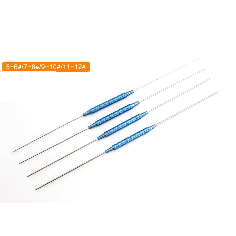 4Pcs/Set Titanium Alloy Ophthalmic Instruments lacrimal Probe Microscopy Equipment lacrimal Probe Headed Tool