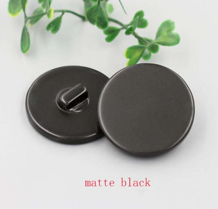 100pcs 10mm-30mm Botones Wholesale flat Buttons White&black Dark Eye Resin Decorative coat button