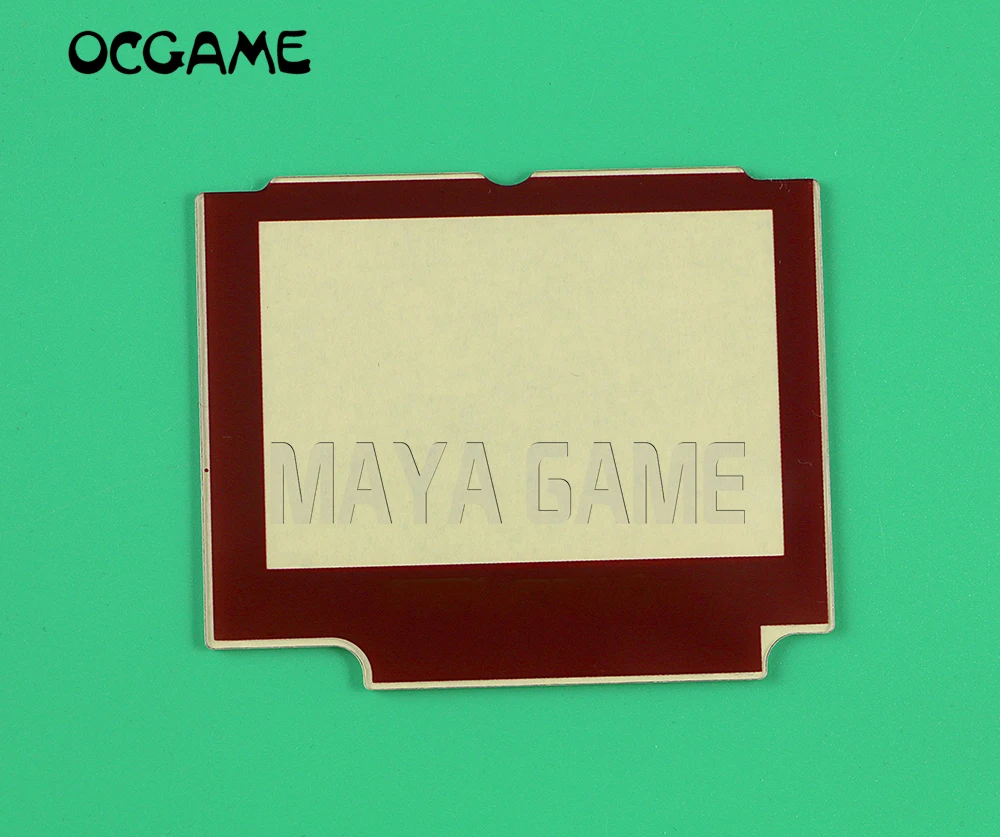 5 uds Color rojo para GBA SP Protector de lente de pantalla de plástico rojo para GameBoy Advance SP