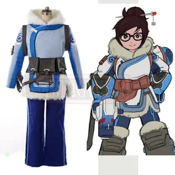 Hot Game OW 76 Soldier Mei Cosplay Costume Halloween COS With Gloves