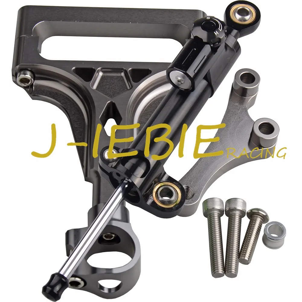 

CNC Steering Damper Stabilizer and Titanium Bracket Mounting For Kawasaki Z1000 Z750 2003-2009 2004 2005 2006 2007 2008