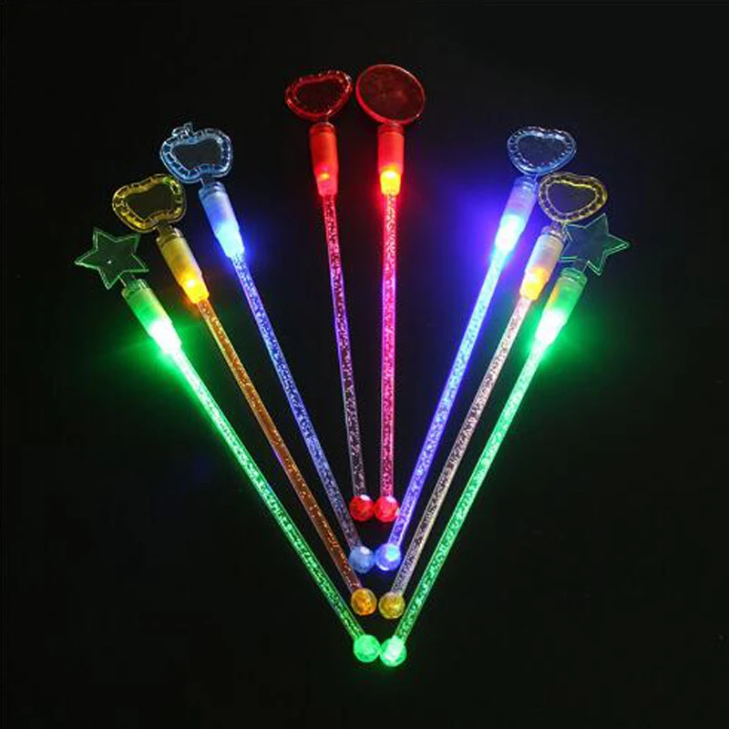 Christmas Led Luminous Toys Light LED Glowing Stir Bar Flashing Light Up Toy Bar Club Stick Toy Party Led Party Supplies