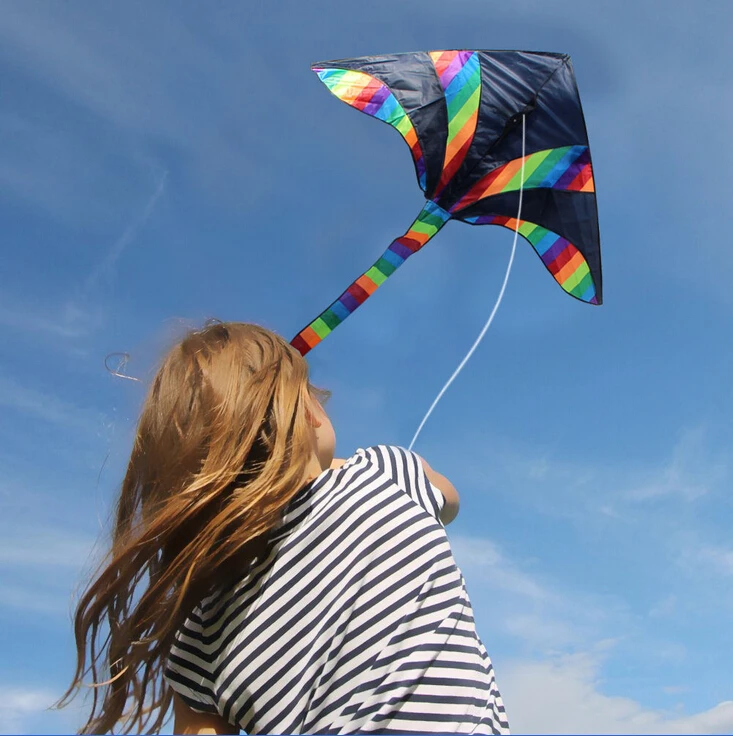 Professionelle Hohe Qualität 1,5 m Im Freien Spaß Sport Karton Drachen/Kid Drachen/Mit Griff Und String Gute Fliegen