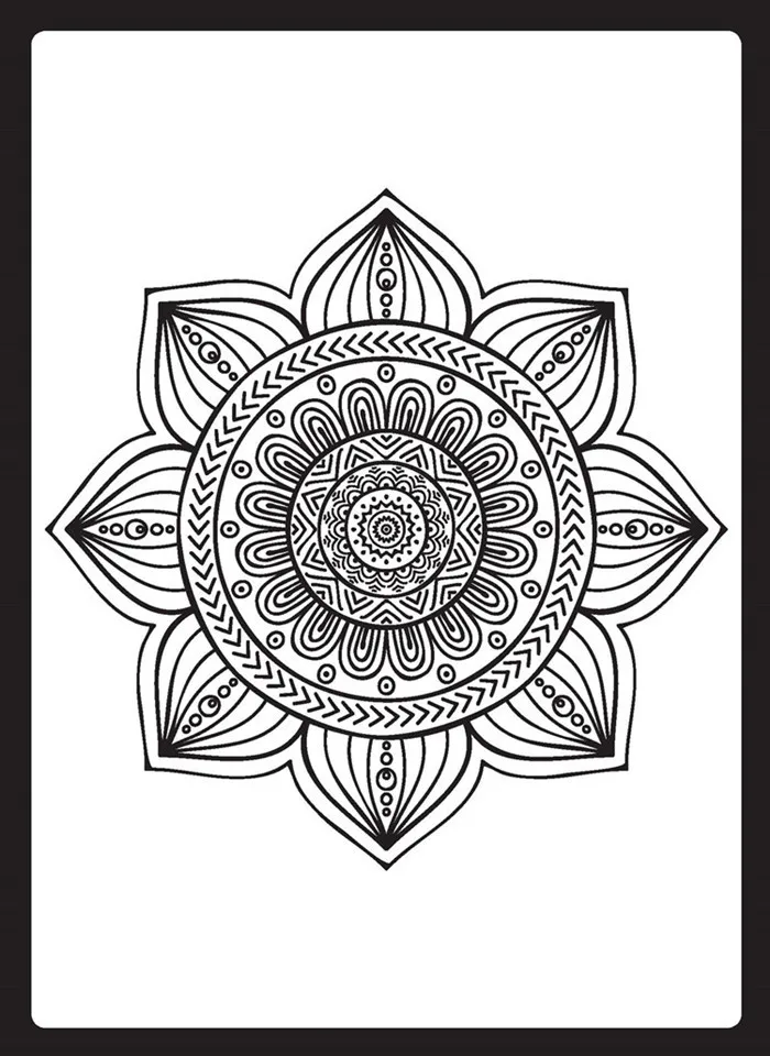 135 pages Mandalas:Coloring for Artists Kids adult coloring book Reduce stress art book