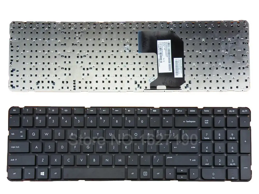 US Keyboard For HP Pavilion G7-2000 BLACK Without FRAME Win8 PN:R39 AER39U02210 697477-001 699146-001 2B-04901Q121