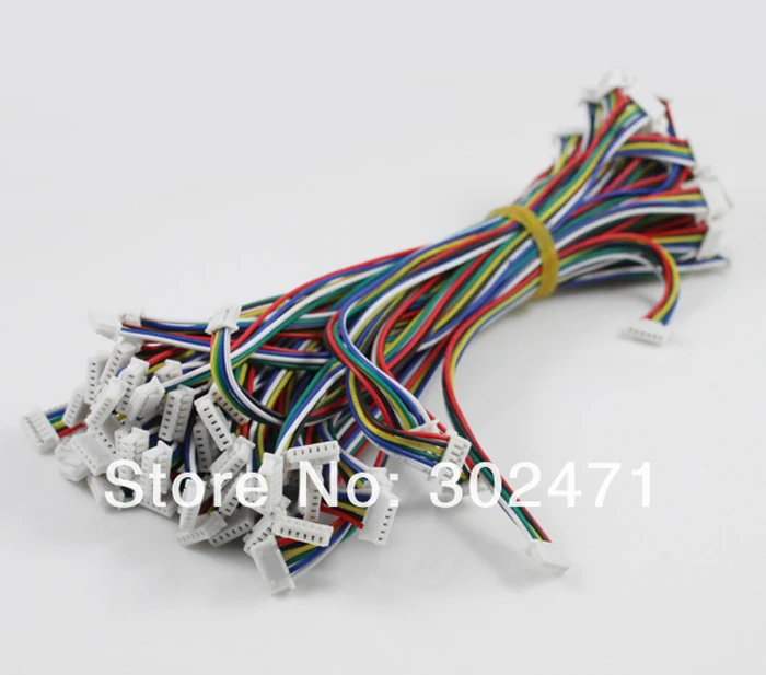 Mini. Micro 1.25 mm T-1 8-Pin conector w /. x 10 sets.8pin (1.25mm-1.25mm)F