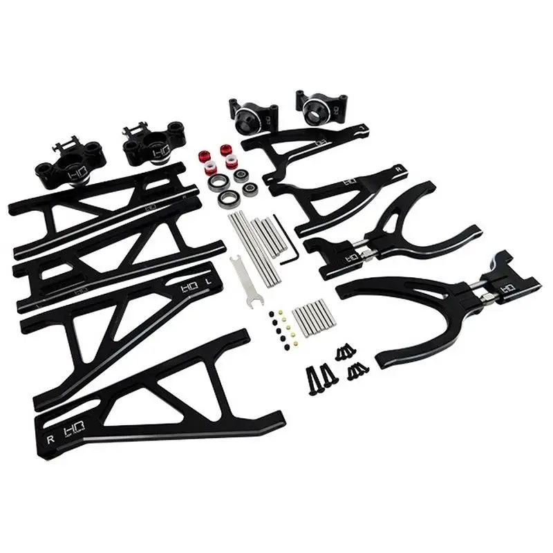 HR Complete Aluminum Suspension Arm Set for 1/10 Traxxas E-revo and Nitro Revo