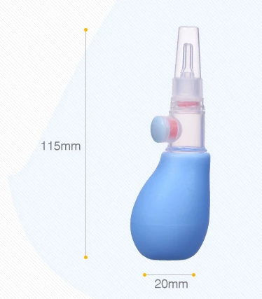 Noses Clean Baby Anti Reflux Nasal Suction Device Child Suck Silicone Nose Cleaner Soft Silica Gel Head Removable Cleanin Home