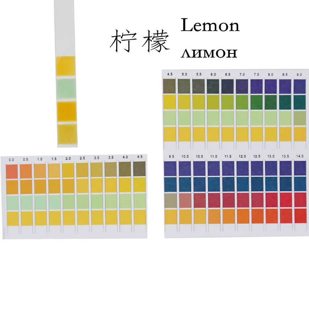 100 Strips Boxed Acid Indicator Strips Paper PH Test Strips Range 0-14 Indicator Paper Tester 20% off