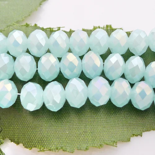 wholesale 2/3/4/6/8/10/12mm 5040 crystal rondelle glass beads diy all size alabaster/jadee color top quality free shipping -7