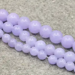 8mm 10mm 12mm Purple Alexandrite Accessories Crafts Loose Round Beads Natural Stone Fashion Jewelry Making 15inch Women Gifts