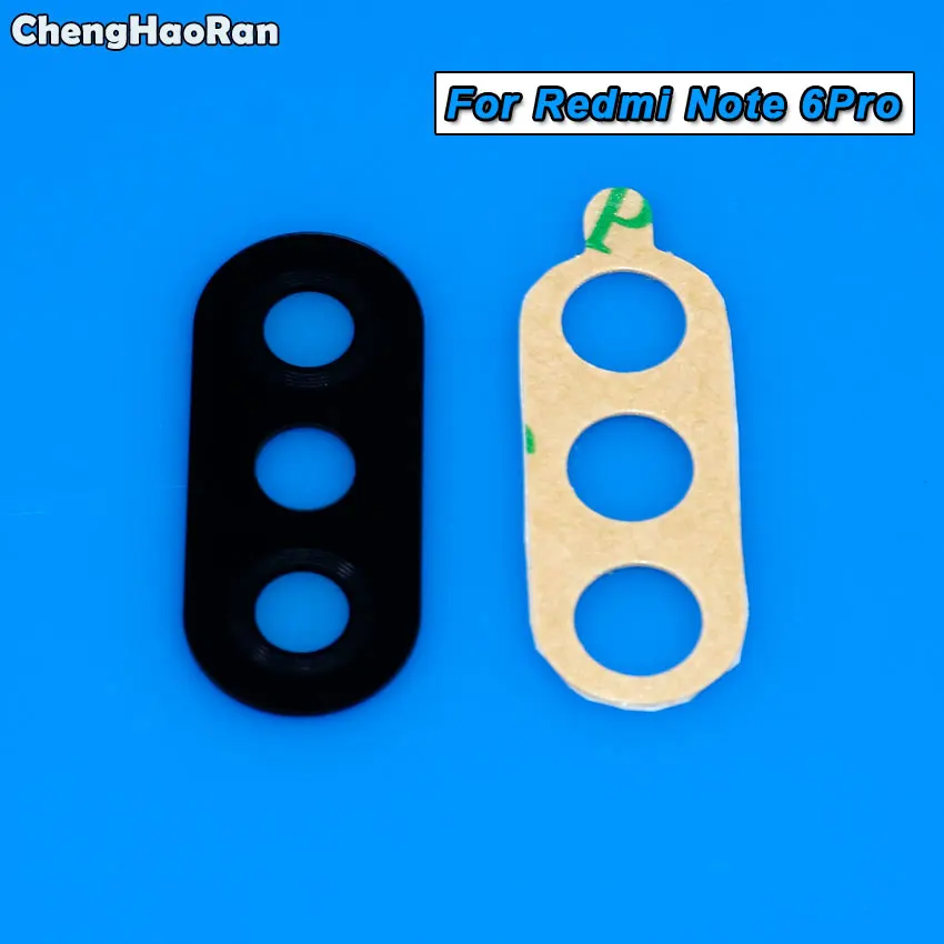 تشنغوهران زجاج كاميرا ل شاومي Redmi 2 3 4 4A 5 زائد S2 ملاحظة 4x 5A 6 برو الخلفية عدسة الكاميرا الخلفية الزجاج ملصقا إصلاح أجزاء