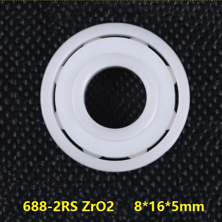 

5pcs/10pcs 688-2RS 688RS 688 2RS RS ZrO2 full Ceramic bearing 8x16x5 mm Zirconia ceramic ball bearing 8*16*5mm for fishing reel