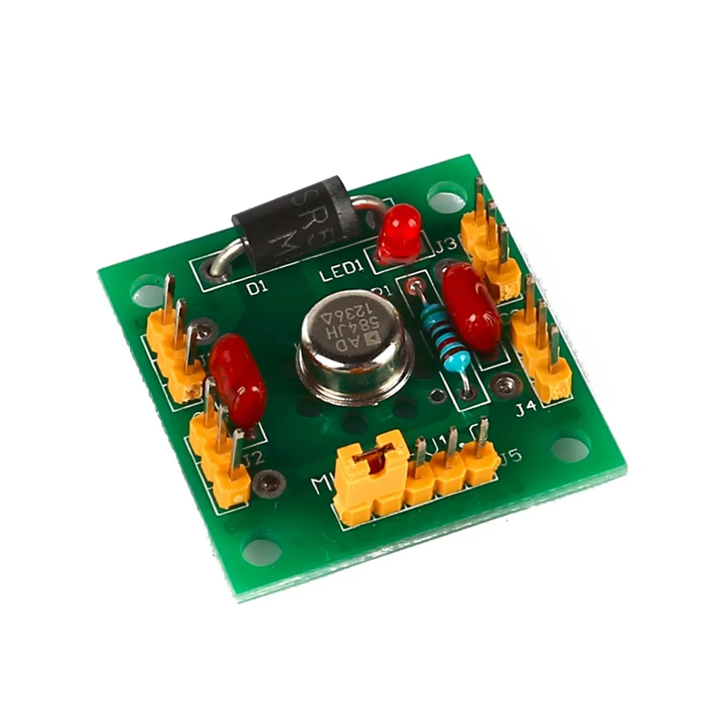 AD584 4 Channel 2.5V / 5V / 7.5V / 10V High Precision Voltage Reference Module green