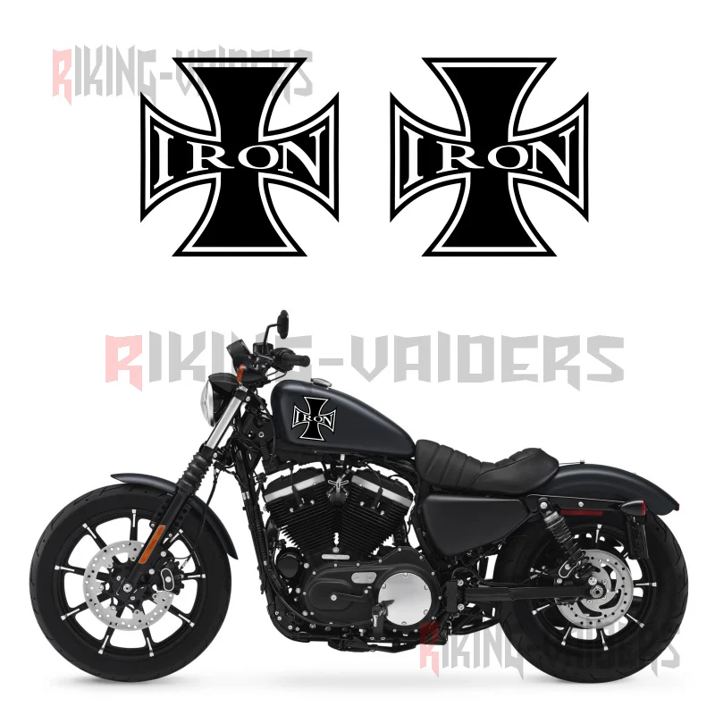 

Пользовательские перекрестные наклейки, наклейка на крыло для Harley Sportster XL883N Iron