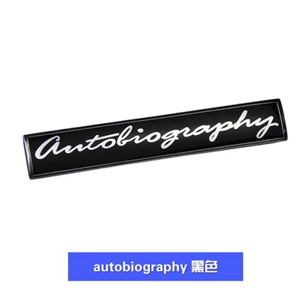 3D Metal Car Autobiography Emblem Sticker For Range Rover Vogue SE Range Rover Sport HSE SDV6 Tailgate Badge Logo Car Styling