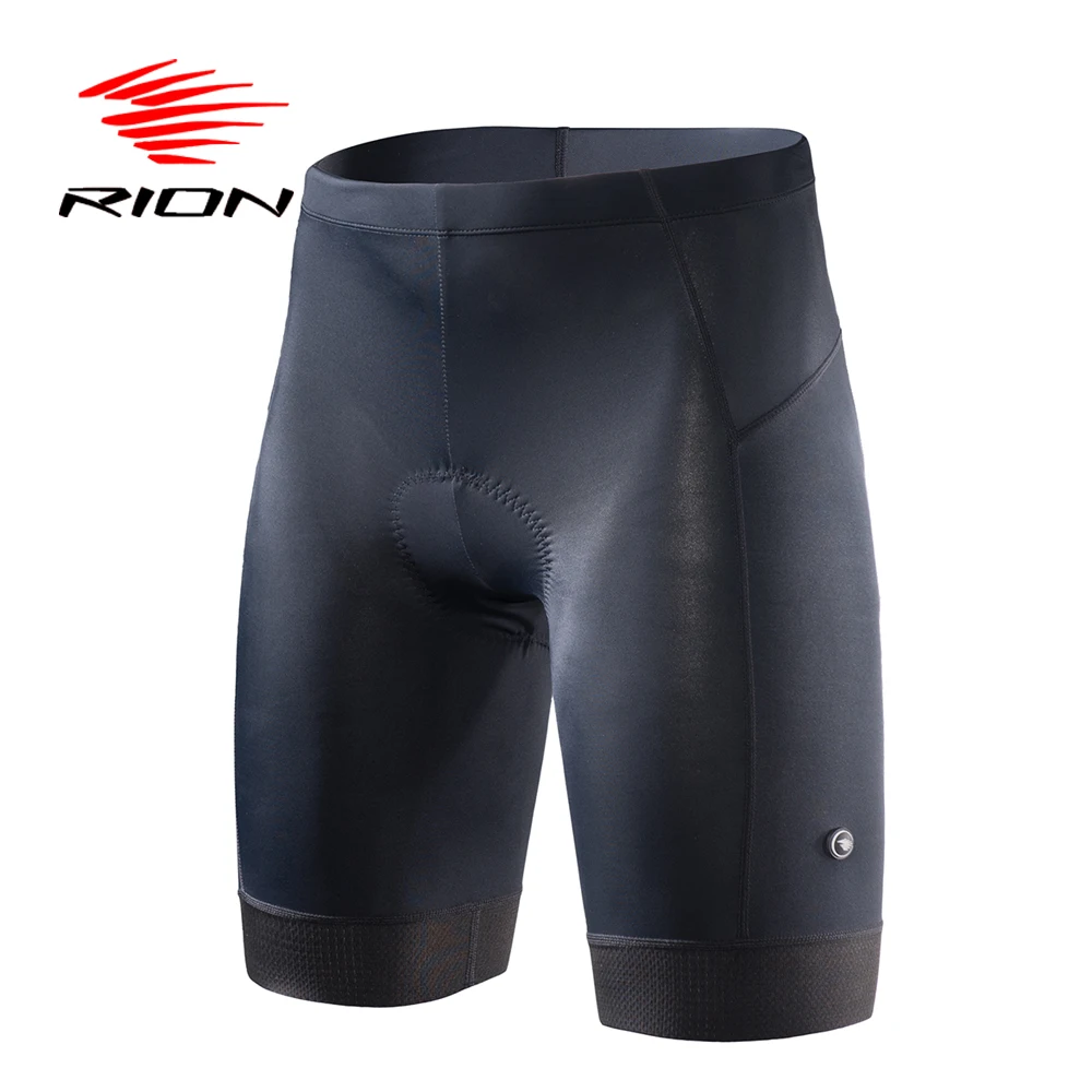 RION Upgrade Cycling Shorts Men Downhill Mountain MTB Road Bike Shorts Padded Bicycle Shorts Licra Bermuda Ciclismo Reflective