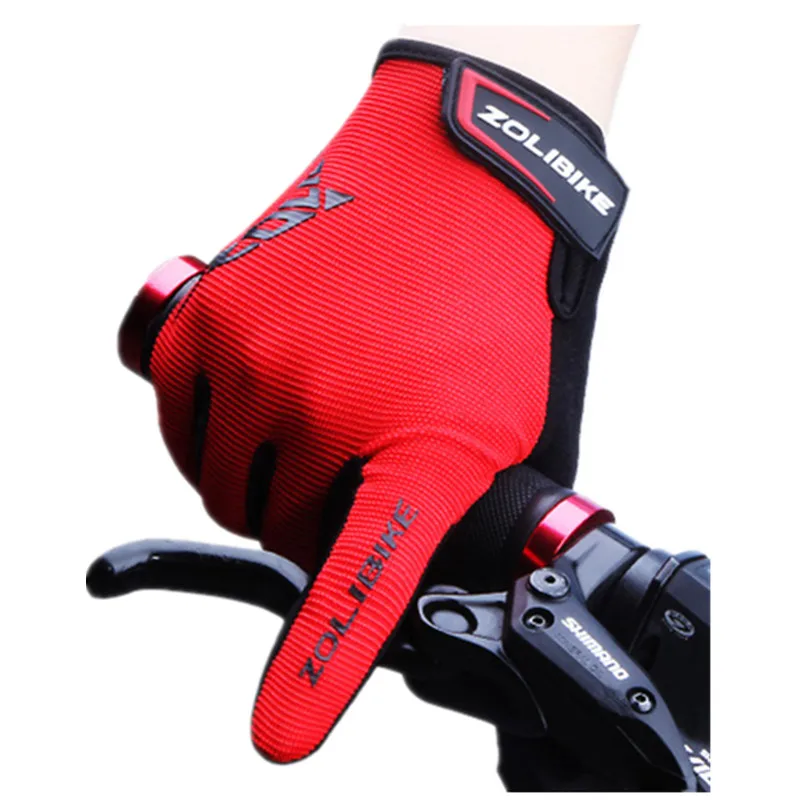 3 Colors Full Finger Cycling Gloves Touch Screen MTB Bike Gloves Shockproof Men Women Bicycle Riding Long Glove M-2XL