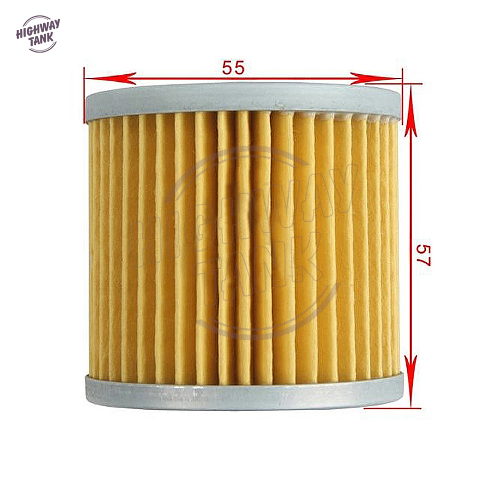 4 Pcs Motorcycle Oil Filter Case for KAWASAKI KLT250 KSF250 KLR650 KL600 KL250 KZ250 KL650 KLF250 Bayou 2003-2010