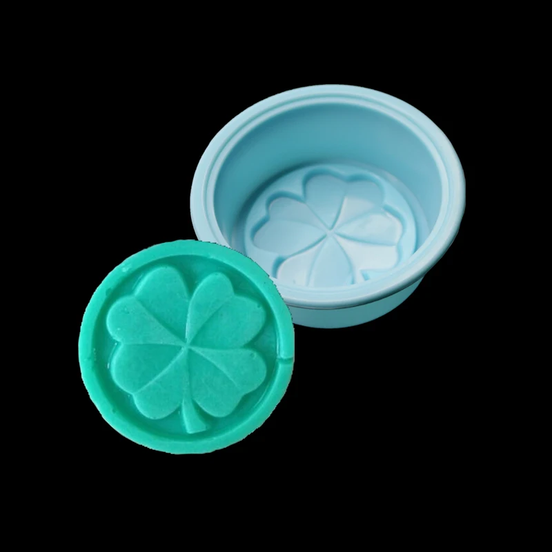 Lucky Clover Silicone Cake Mold Soap Mold Handmade Soap 3d Flower Crafts Diy Kitchen Baking Cake Decorating Tools