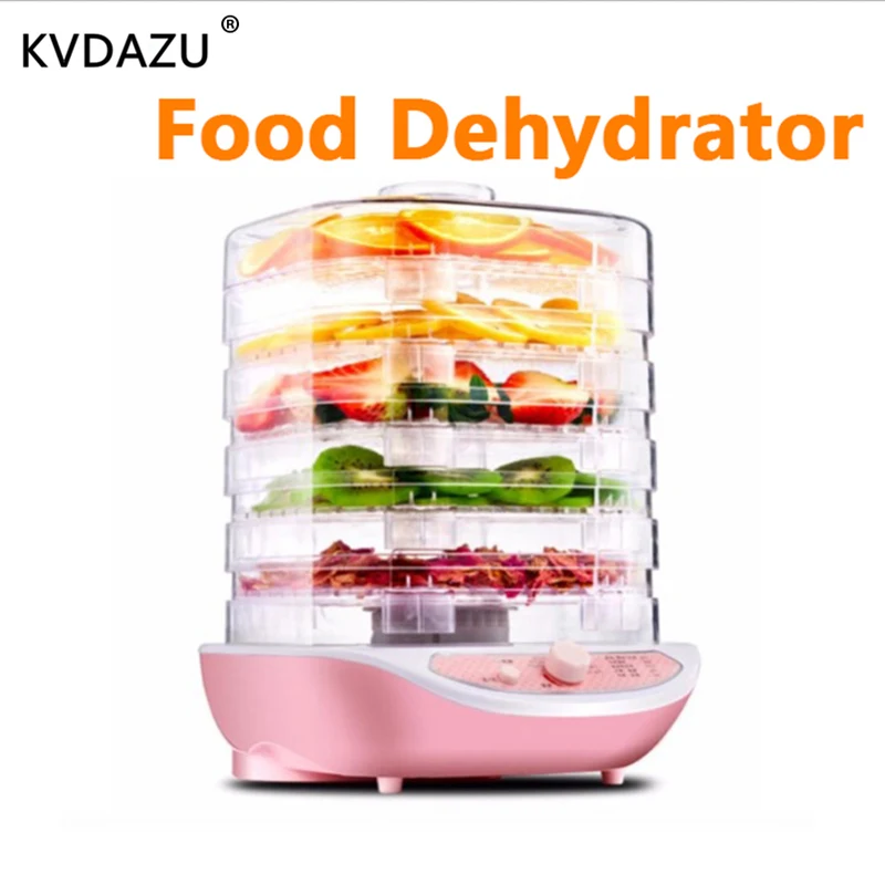 Food Dehydrator Fruit Vegetable Herb Meat Drying Machine Pet Snacks food Dryer  5 trays 220V