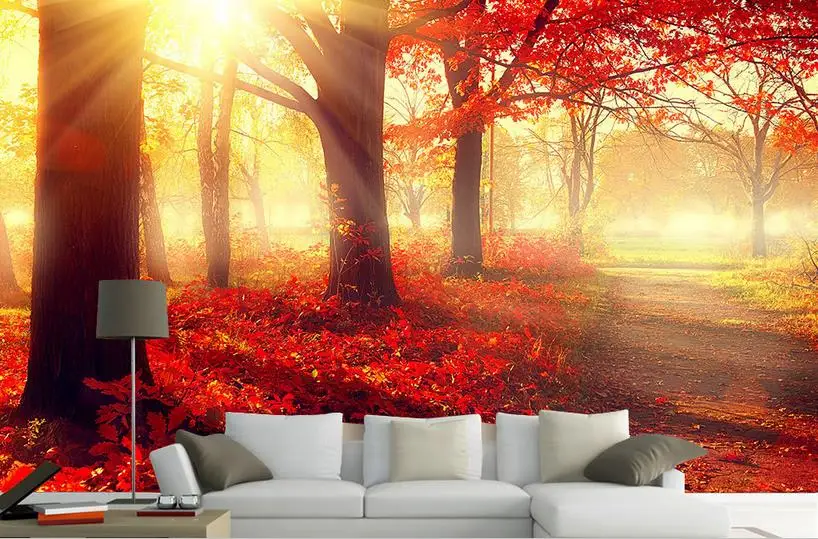 

Home Decor Modern Wallpaper Papel De Pared Landscape Wall Stickers Parlor Bedroom Hotel Home Background