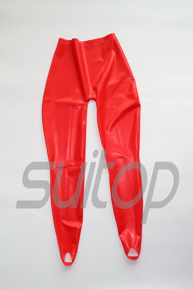 female \'s women \'s  latex red leggings