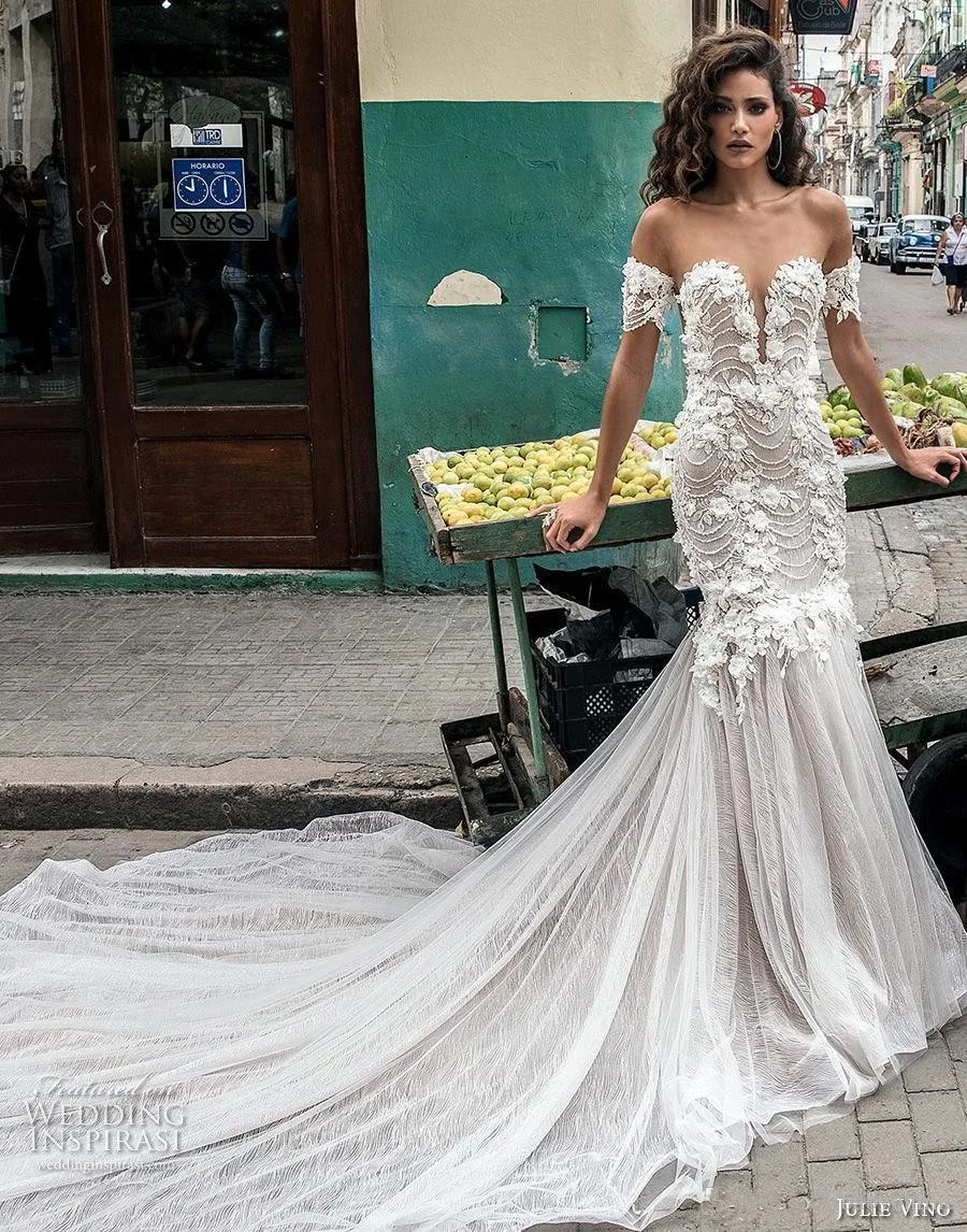 2019 New Designed Wedding Dresses Luxury Summer Wedding Dresses Mermaid Sweetheart Appliques Beading Sequined Long Bridal Gowns