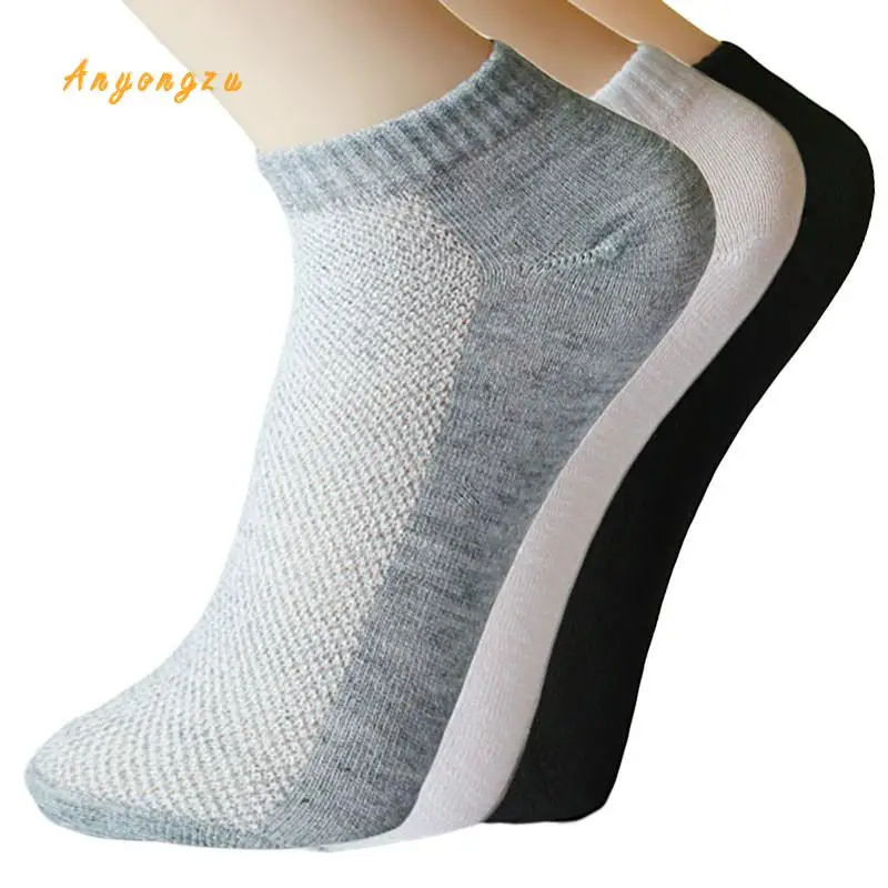 

3d Men Socks Invisible Men Ankle Socks No Show Boat Socks Slippers Shallow Mouth Male High Quality Socks 10pairs/lot