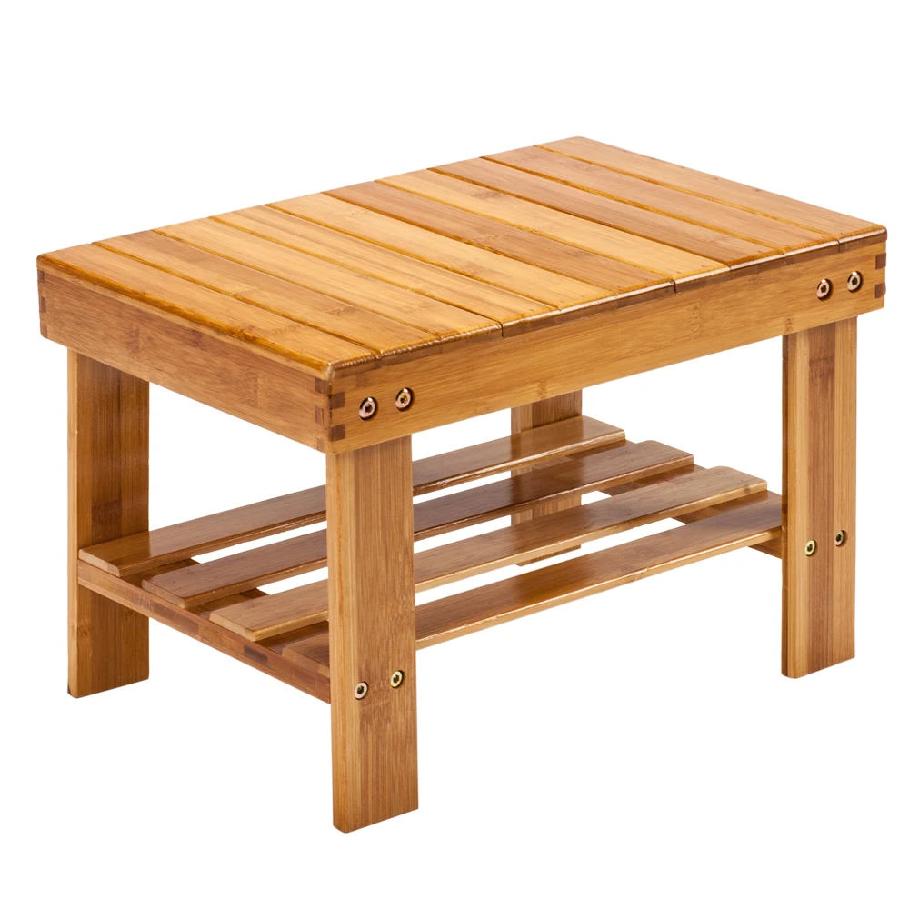 

Children Bench Stool Bamboo Wood Color