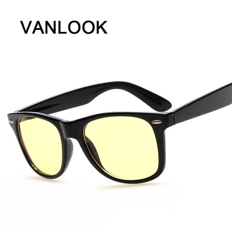 

Spectacle Frame Transparent Eyeglasses Women Men Glasses For Computer Work TV Game Yellow Lenses Anti Blue-ray Anti Glare