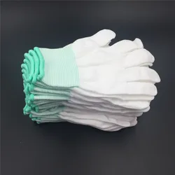 5 pares de guantes de mano para trabajo de jardín, guante de algodón fino, guantes de trabajo de jardinería, soldadura de construcción, guantes de carpintería