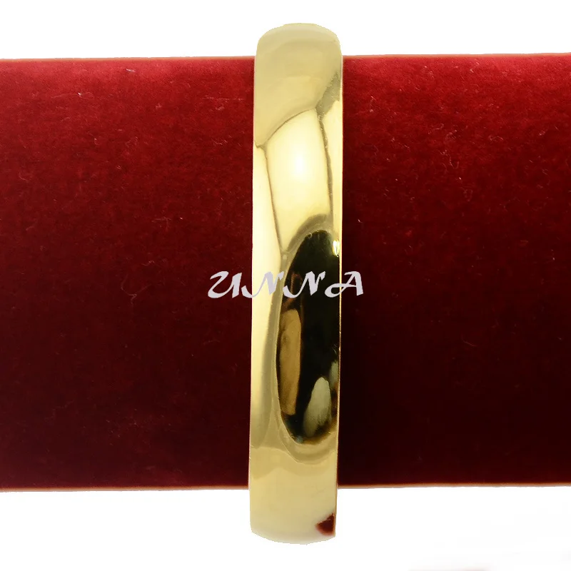 7mm  10mm Womens Girls Top  Gold Color Bangles Openable Bracelets New (No red box)