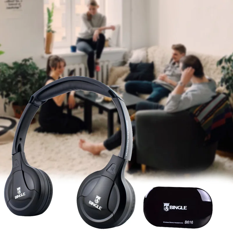 2020 QearFun ワイヤレスヘッドフォンとマイク Fashipn 多機能ステレオ電話、コンピュータテレビ