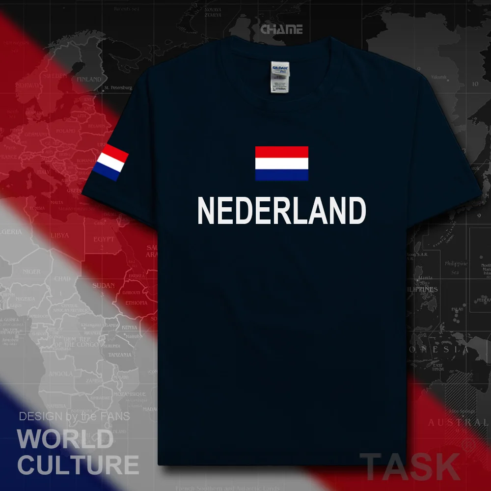 Netherlands Low Countries t shirt man jerseys 2017 t-shirt 100% cotton Dutch nation team sporting meeting fans fitness Holland