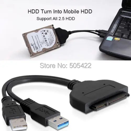 USB3.0 to 2.5inch HDD SATA Hard Drive Cable Adapter for SATA3.0 SSD&HDD