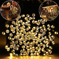 20M 200 Led Christmas Tree Garland Houses/Street Garden Waterproof Solar Chain String Fairy Lights Outdoor Valentines Decoration